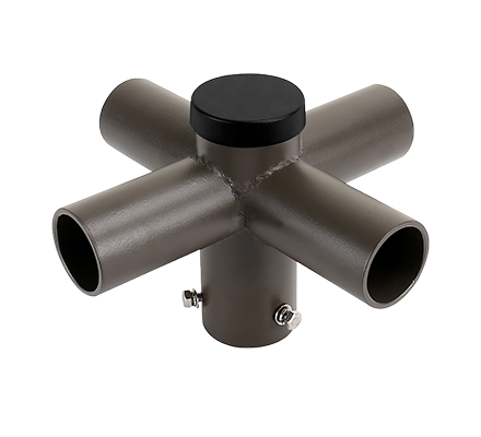 GKOLED Quad Horizontal Tenon Adaptor Quad Horizontal Tenon Adaptor for LED Area Lights