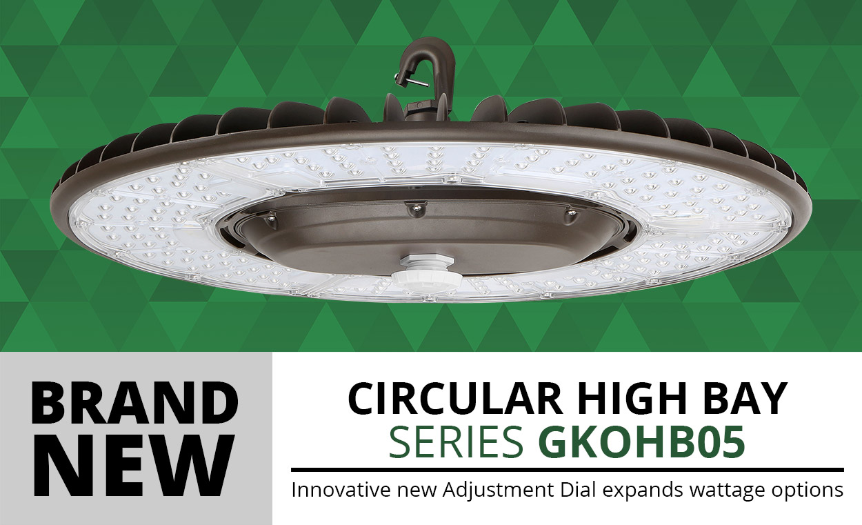 Introducing the series GKOHB05 Circular High Bay