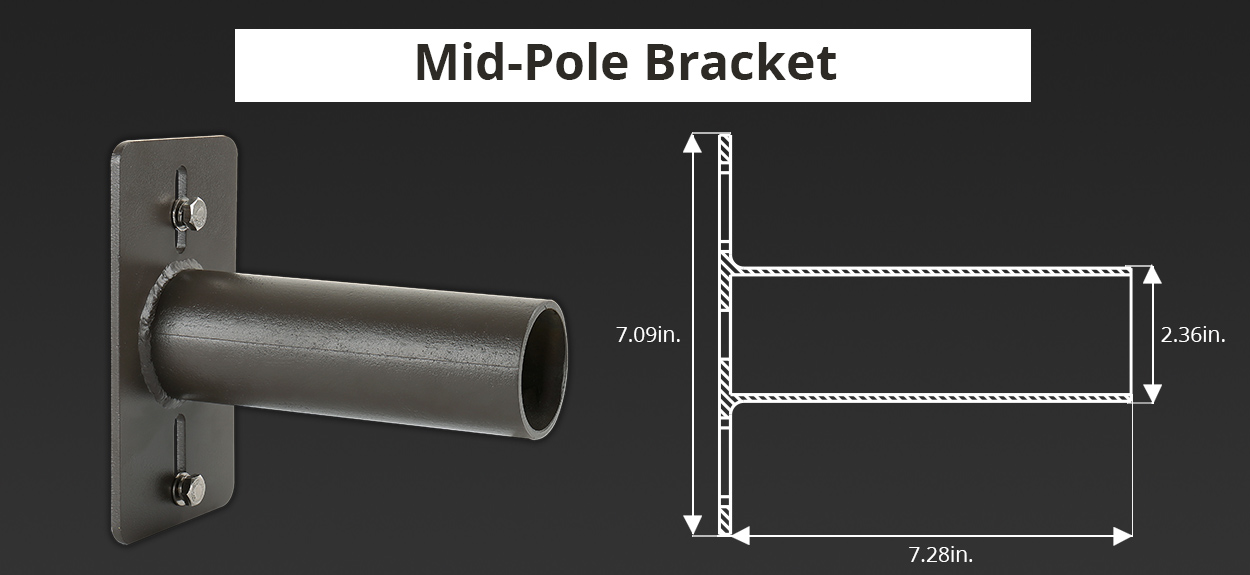 Mid-Pole Bracket