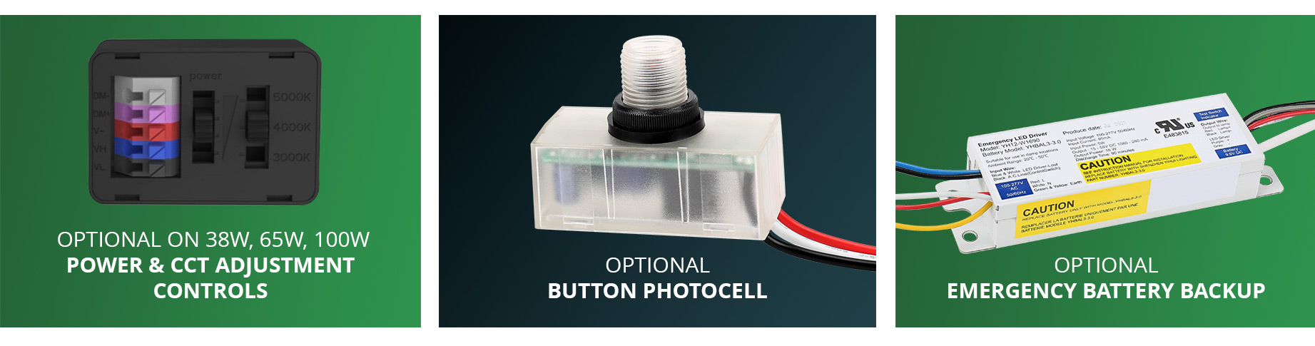 GKOWPG15 Slim Full Cutoff Wall Pack Features