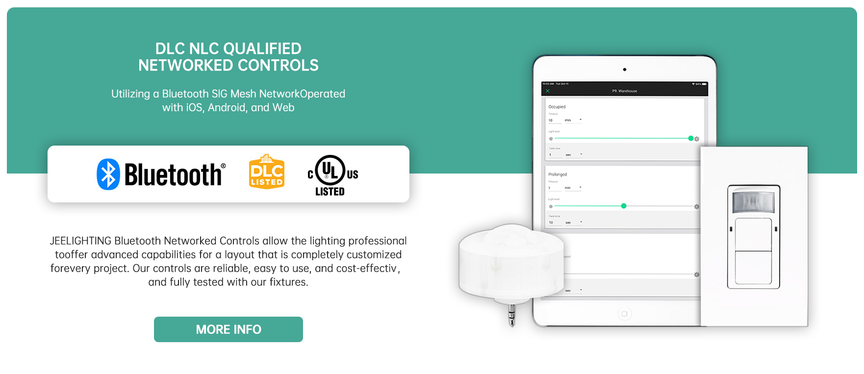 GKOLED Bluetooth Networked Controls